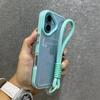Applicable To iPhone11promax Simple Transparent Card Case Mobile Phone Case Lanyard Apple 11 Silicone 11 Anti-drop 11 Sets
