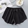 Ice Silk Seamless Safety Underwear Women Summer Cienkie szorty Jednolity kolor Luźne szorty bezpieczeństwa Codzienne noszenie