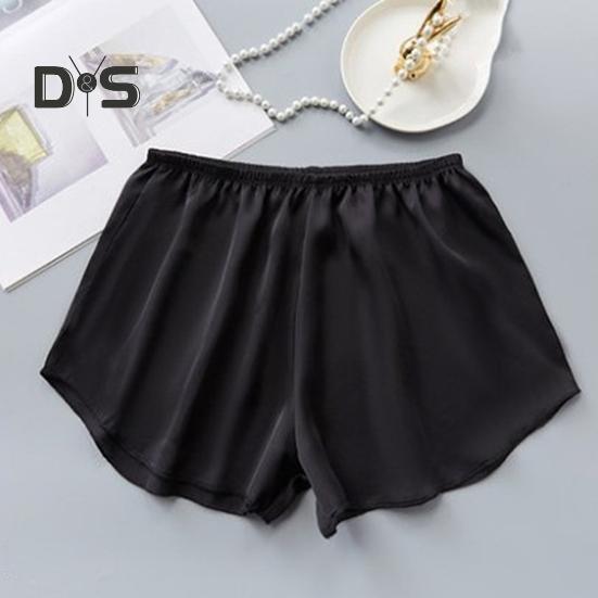 Ice Silk Seamless Safety Underwear Women Summer Cienkie szorty Jednolity kolor Luźne szorty bezpieczeństwa Codzienne noszenie