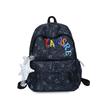 Schoolbag new American retro backpack female embroidery letter simple travel backpack male junior high school high school student schoolbag female