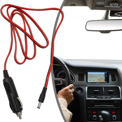 Autostromkabel 1 Stück 5,5 mm x 2,1 mm Schwarzes Ladekabel