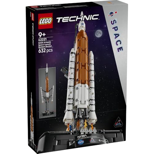 LEGO Technic NASA Artemis Space Launch System Rocket Toy, Birthday Gift, Building Blocks, for Boys and Girls, Ages 9, 10, and 11, Elementary School St