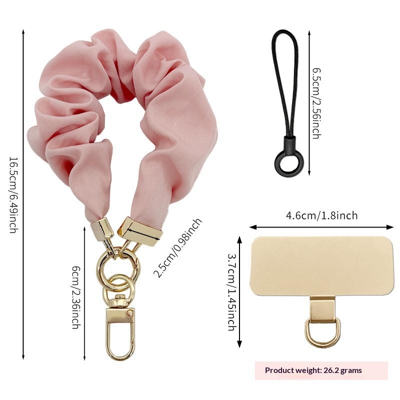Women Adjustable Universal Lanyard Wrist Strap Mobile Phone Rope Decorative