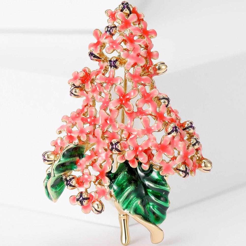 Fashion Flower Brooch Pin Christmas Tree Brooches Wedding Party Jewelry Gifts
