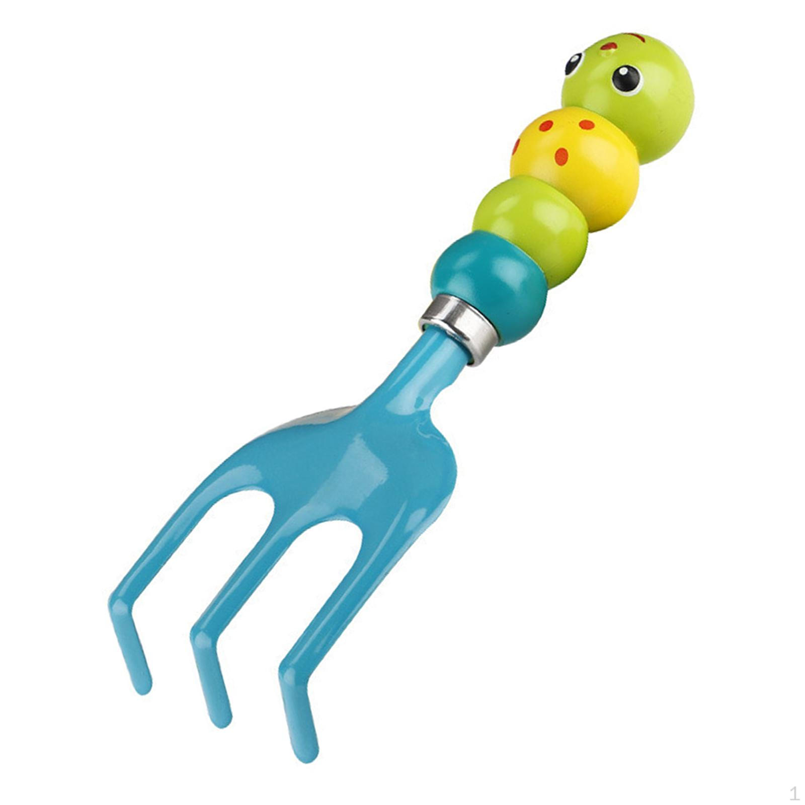 

Small Garden Rake for Kids Hand Tool Animal Shaped Handle Sturdy Children Adults