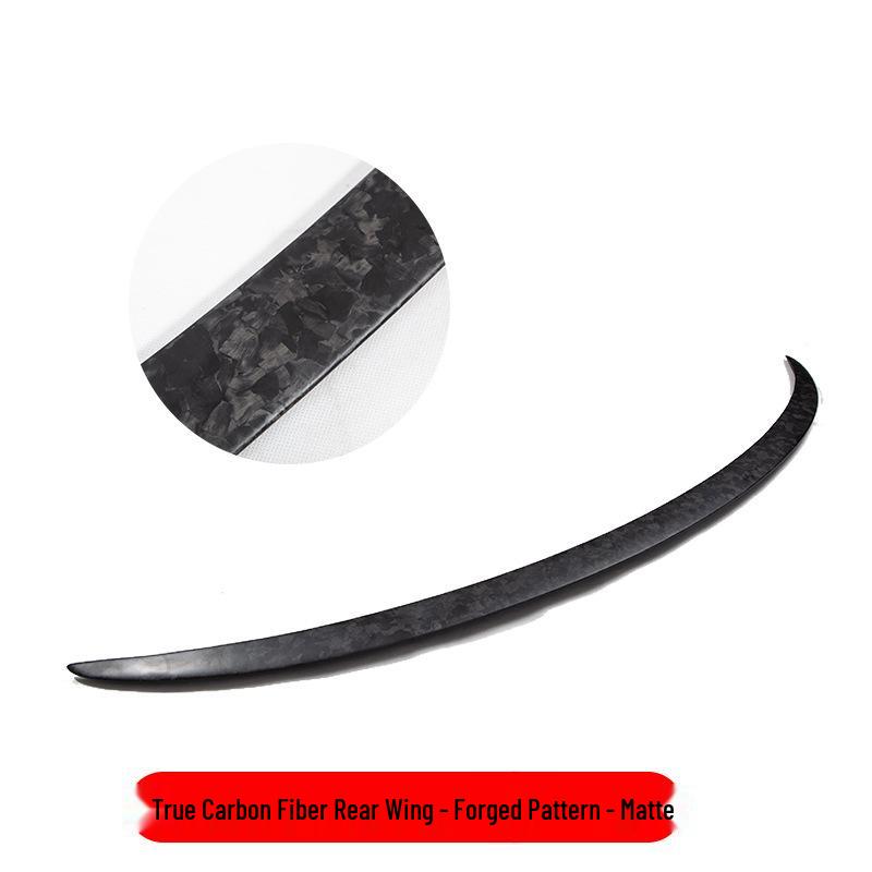 Tesla Model 3/Y Dry Carbon Fiber No-Drill Rear Spoiler Wing