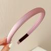 Women Headband Candy Color Sponge Filling Elastic Fit Hair Hoop Daily Commuting School Hair Accessory