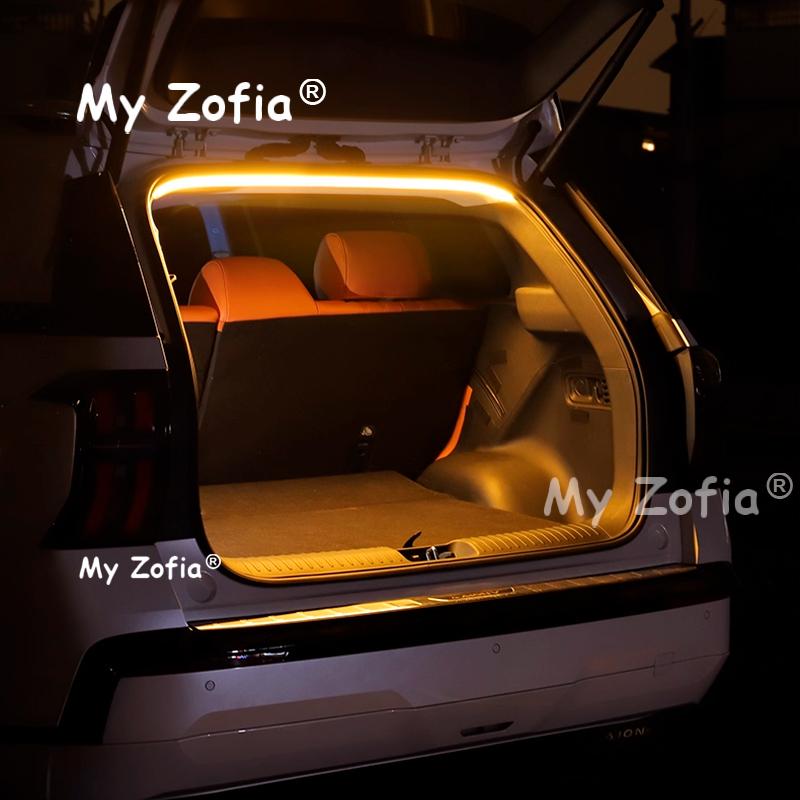 For GAC AION V 2024 2025 2026 Car Trunk Lighting Ambient Light Interior Decoration Led Wireless Tailgate Light Strip Accessories