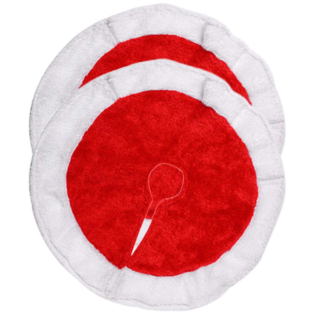 Mini Christmas Tree Decoration Decorations for Under Skirt Plush Xmas White Merry Base Cover Round Area Rug Rugs Winter