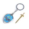 Game Sword And Shield Keychain Pendants Series Hylian Shield Master Sword Metal Pendant Game Peripheral Cosplay Props