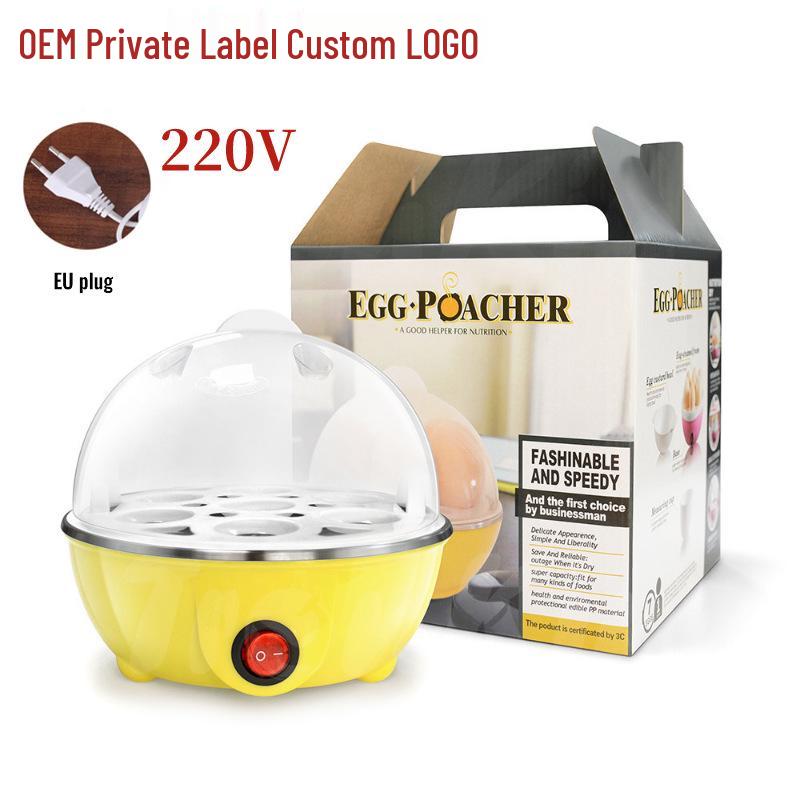Mini Multi-Functional Egg Steamer with Automatic Power-Off for Household Use