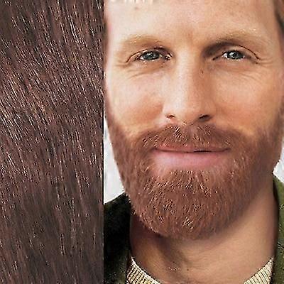 Just For Men Mustache & Beard Colour in Light Red Brown - Includes Brush for Easy Use
