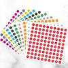 100Sheets 1-100 Labels Number Stickers Nail Polish Color Sorting Stickers  Lipstick Color