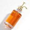 Coffee Syrup Dispenser 500ml Clear Thickened Glass Soap Dispenser Bottle for Kitchen Bathroom Gold Pump Head