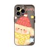 Cute graffiti puppy for iPhone17promax iPhone 16 case 14/13 niche 15 fine holes x