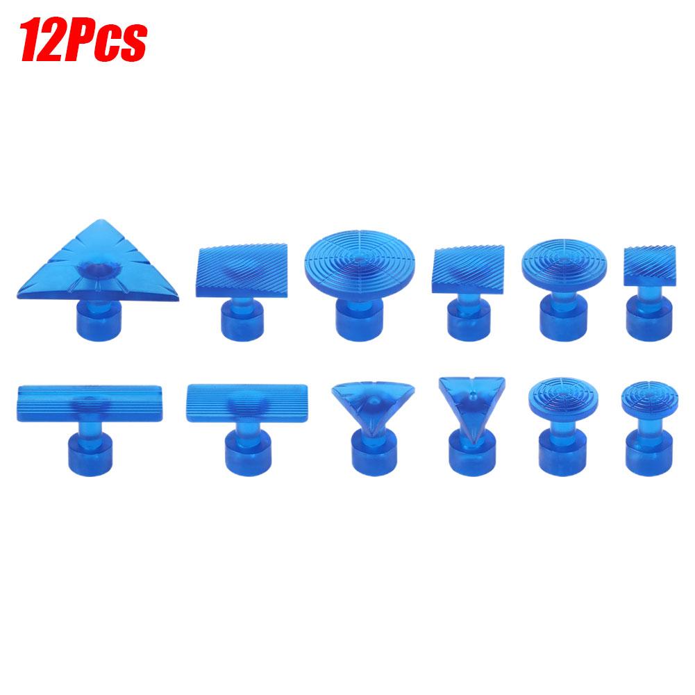 5/12pcs Car Dent Repair Pull-out Sheet Dent Repair Gasket Glue Tabs Bump Pit Dent Puller Tabs Suction Cup Car Body Repair Tools