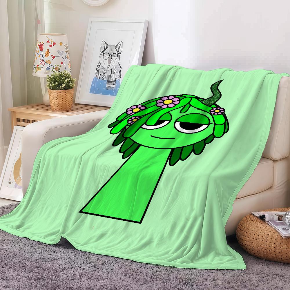 Musikspiele S-sprunki Decke Warm Und Weich Geeignet Für Schlafzimmer Wohnzimmer Schlafsofa Büro Reisen Camping