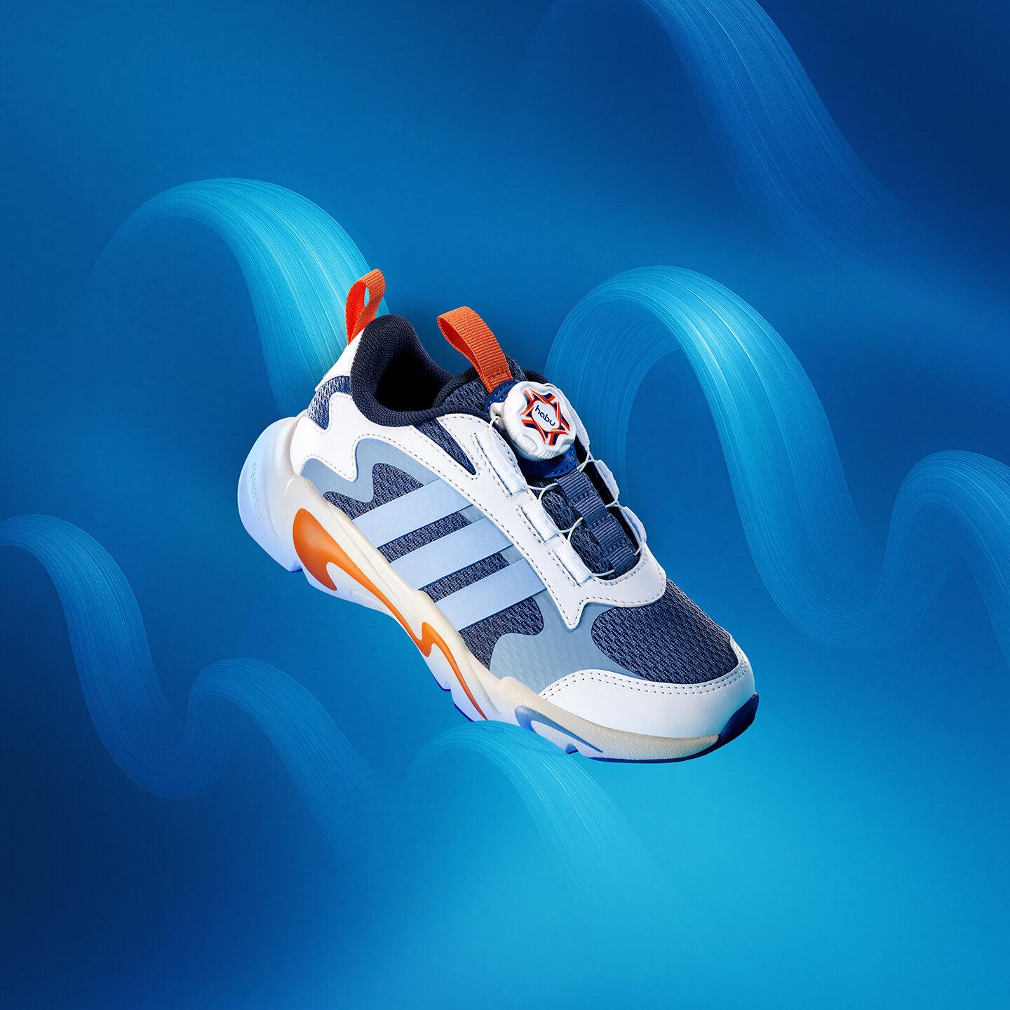 Adidas PLAYFLEX HABU Slip Resistant Abrasion Resistant Low top Kids Li 28