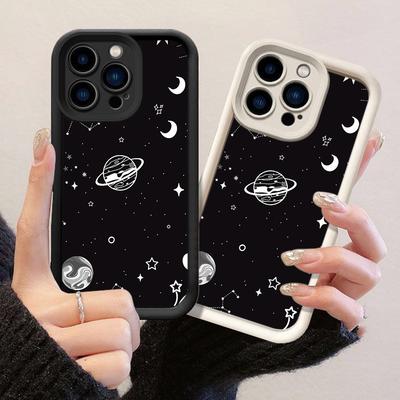 JT80 Black Drawing Space for iPhone 17 16 15 Pro Max Samsung S26 S25 S24 Ultra A17 A16 A07 A56 Xiaomi 15T Redmi Note14 Pro Soft 15c TPU Case