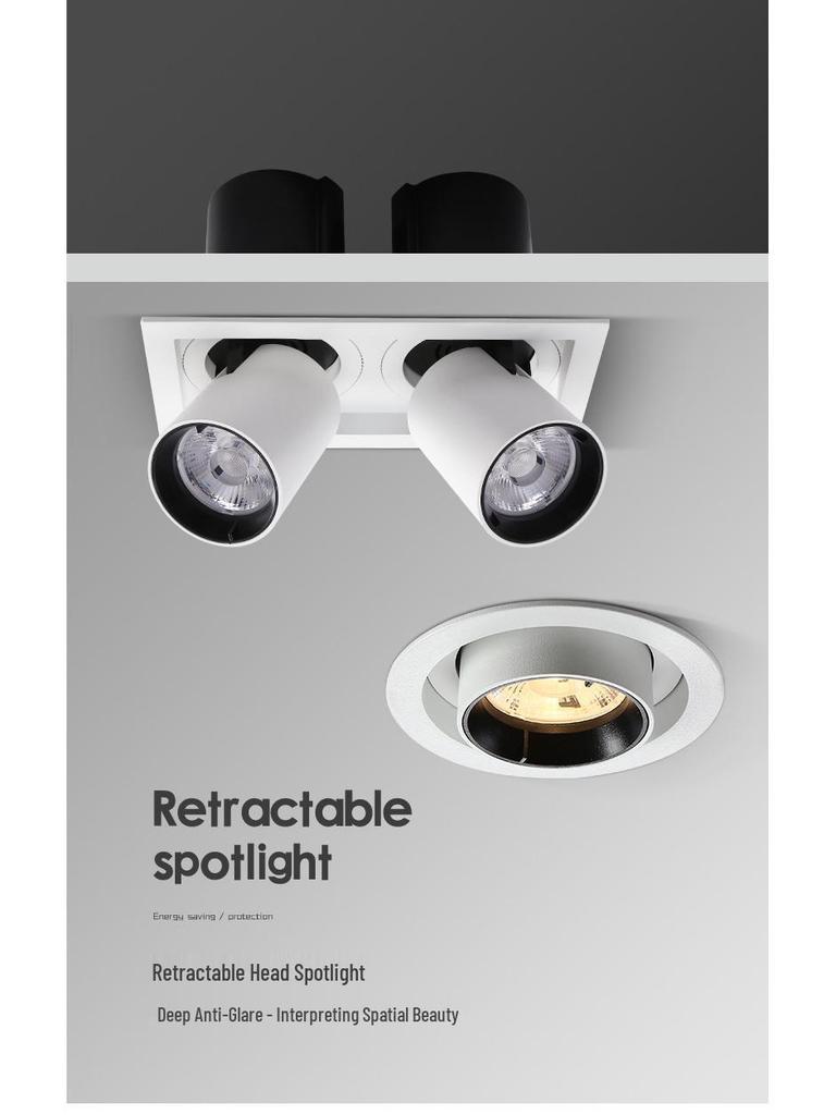 Adjustable Stretchable LED Spotlight for Living Room or Shop Downlighting