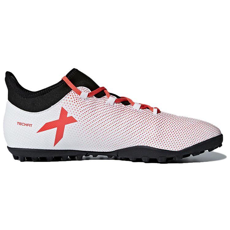 adidas X Tango 17.3 Round Toe Lace-Up TF (Rubber Studs) Hard Ground Artificial Turf Durable Soccer Shoes Men Soccer Shoes White Pink Black CP9136