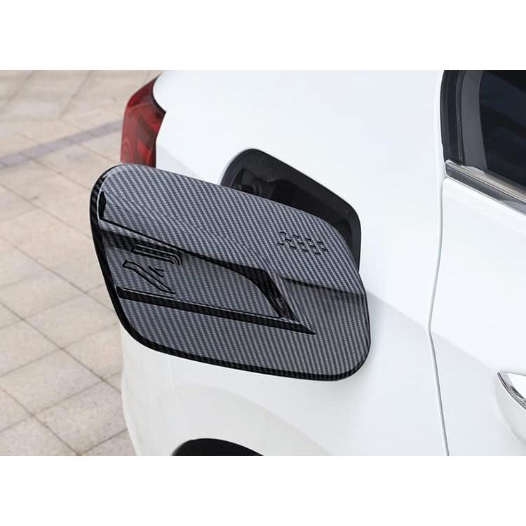 For Per VW Golf 8 MK8 2020 2021 2022 Carbon Fiber Car Fuel Oil Tank Gas Cover Trim 1PCS