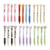 Elegant Floral Patterned Gel Pen With Ergonomic Handle Non Toxic Ink For Students Professional Daily Use Friendly Stationerys