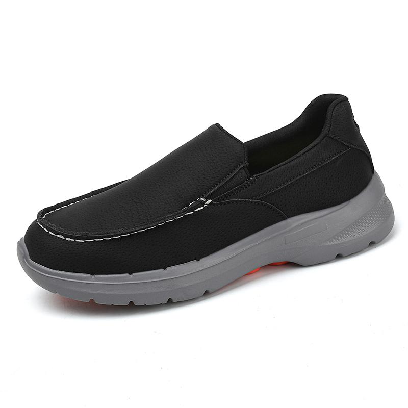 Fashion Men's Summer Leather Sneakers Platform Soft Bottom Casual Hiking Outdoor Non Slip Cover Wearing Breathable Walking Shoes 39-45