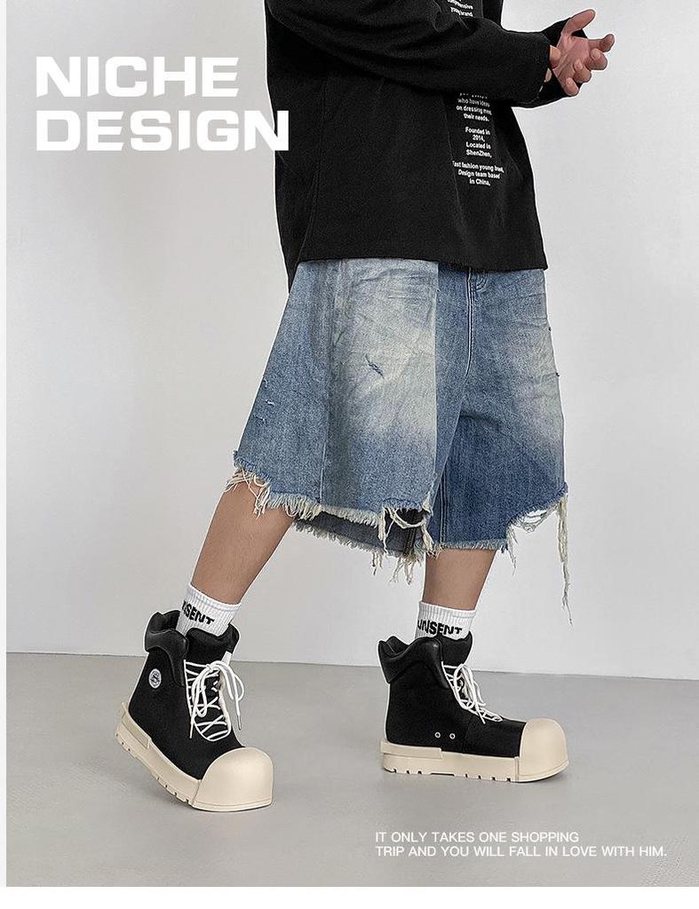 Mickey Big Head Canvas High-Top Shoes 2024 - Thick Sole, Height-Boosting, Versatile & Trendy Sports Casual Footwear for Couples