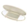 Sun Visor Mirror Cover 1 Pcs Beige Car Accessories
