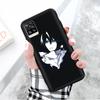 Black Case for Xiaomi Redmi 13C Note 9 iPhone XR 7 8 14 15 11 12 13 X XS Pro Max Samsung A25 S23 S24 FE Ultra Plus Noragami Anime