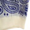 unused PHENOMENON wool Paisley Pattern Long sleeve sweater L white knit Women Used