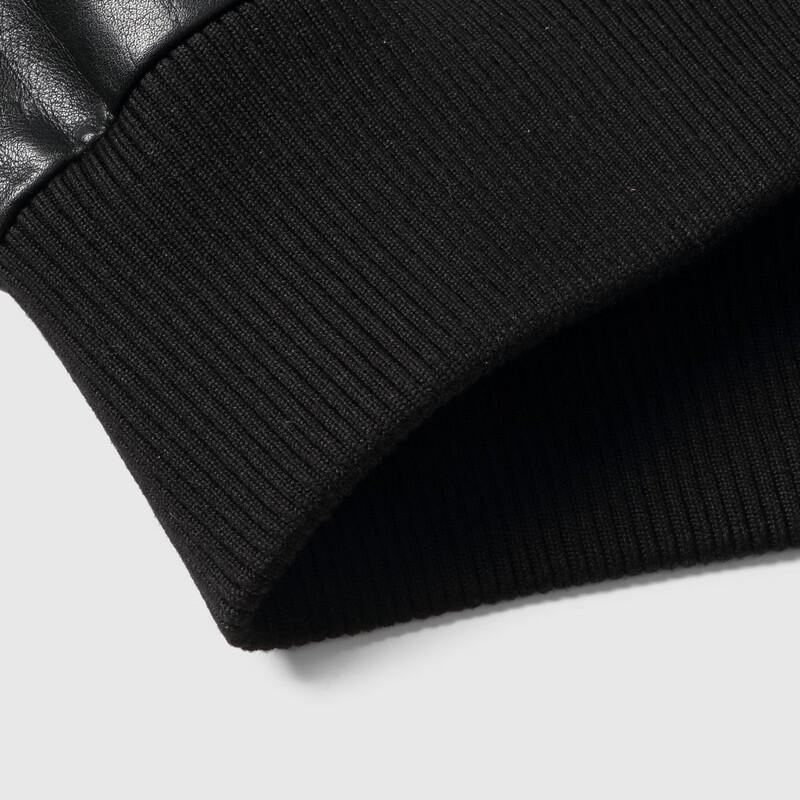 FIRS Men's Top Layer Cowhide Leather Lapel Jacket