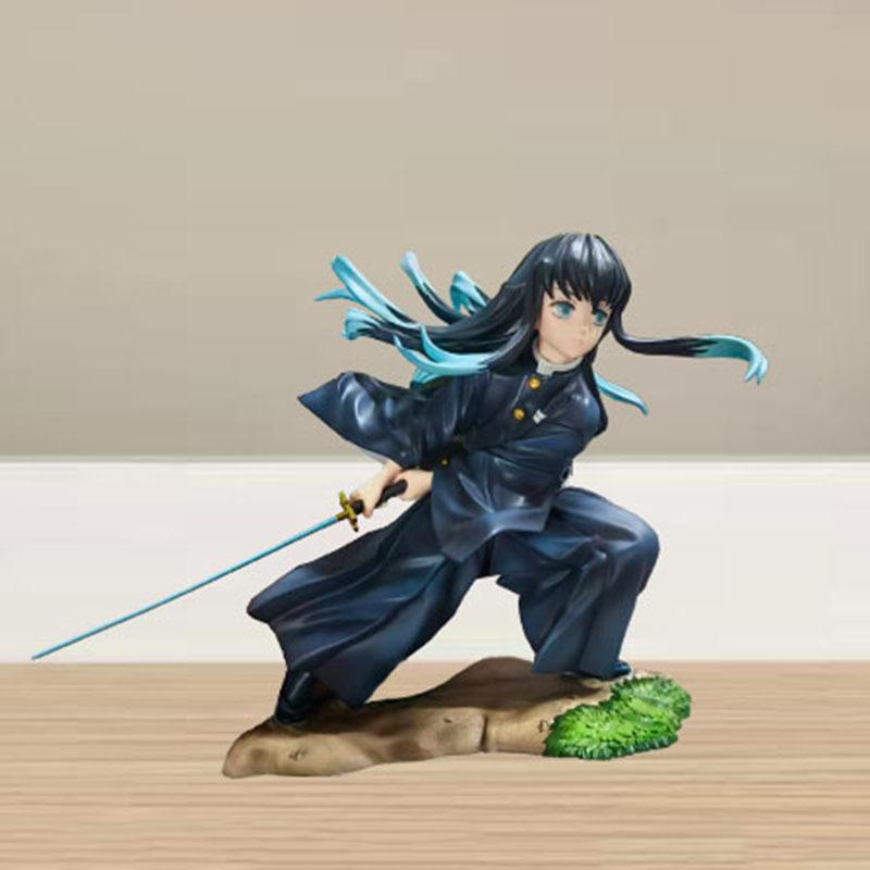 Gk New Anime Demon Slayer Figure Tokitou Muichirou Figures Action Figurine Pvc Doll Decoration Statue Model Toys Gifts