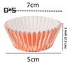 100Pcs Cake Cups Grease-Proof Heat Resistant Aluminum Foil Cupcake Liners Wrappers Baking Supplies