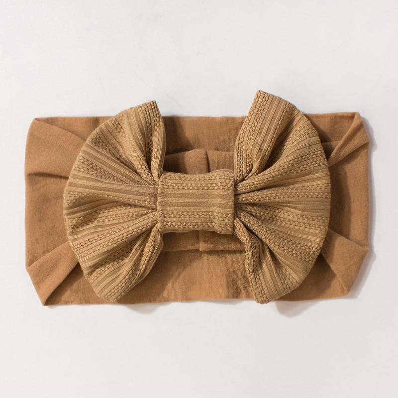New Thin Baby Headband, Cute Solid Color Bow Children's Headscarf, Summer Baby Hair Accessories