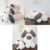 Adorable Plush Dog Pillow Comforting Toy Soft Cuddly Stuffed Animal 55cm