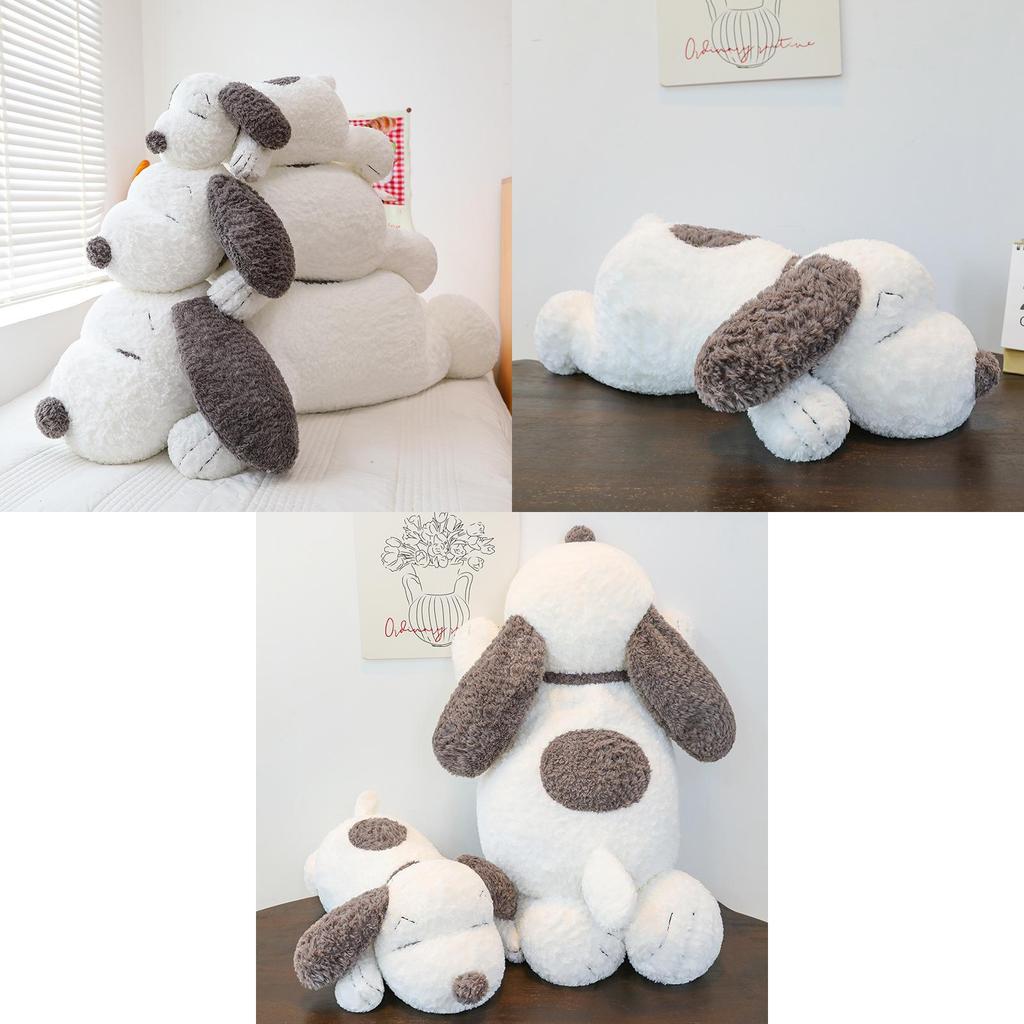 Adorable Plush Dog Pillow Comforting Toy Soft Cuddly Stuffed Animal 55cm