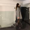 2024 Women's Mid-Length Warm Plaid Wool Coat