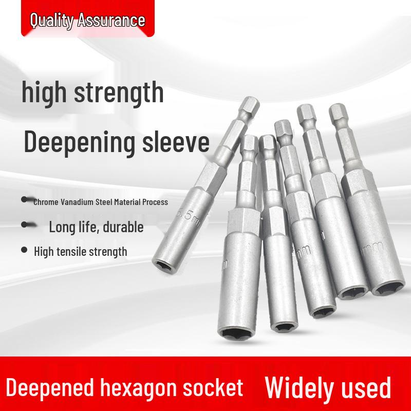Jeu d'adaptateurs d'extension pour perceuse électrique à douille hexagonale