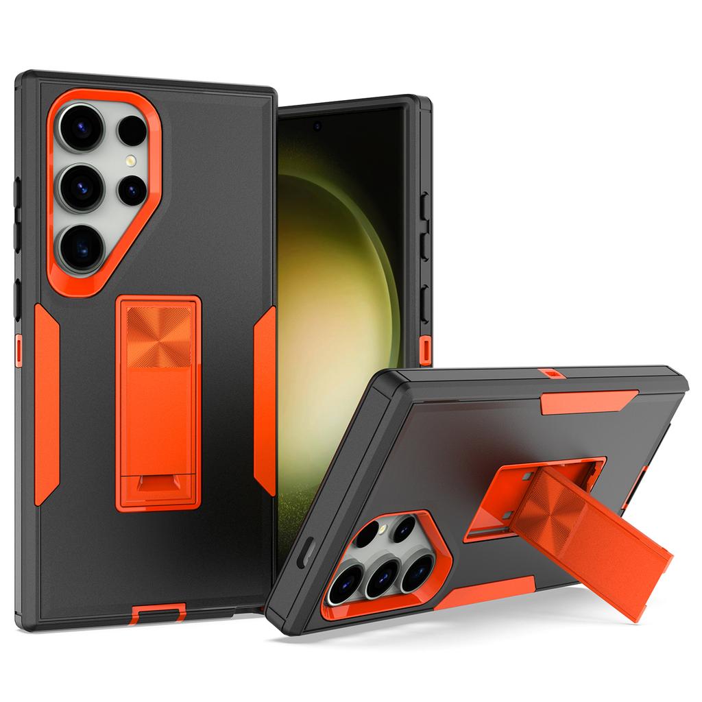 For Samsung Galaxy S24 Ultra Shockproof Case Kickstand TPU+PC Phone Cover