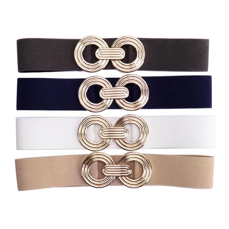 Women's Casual Elastic Waistband Decorative Fashion Belt