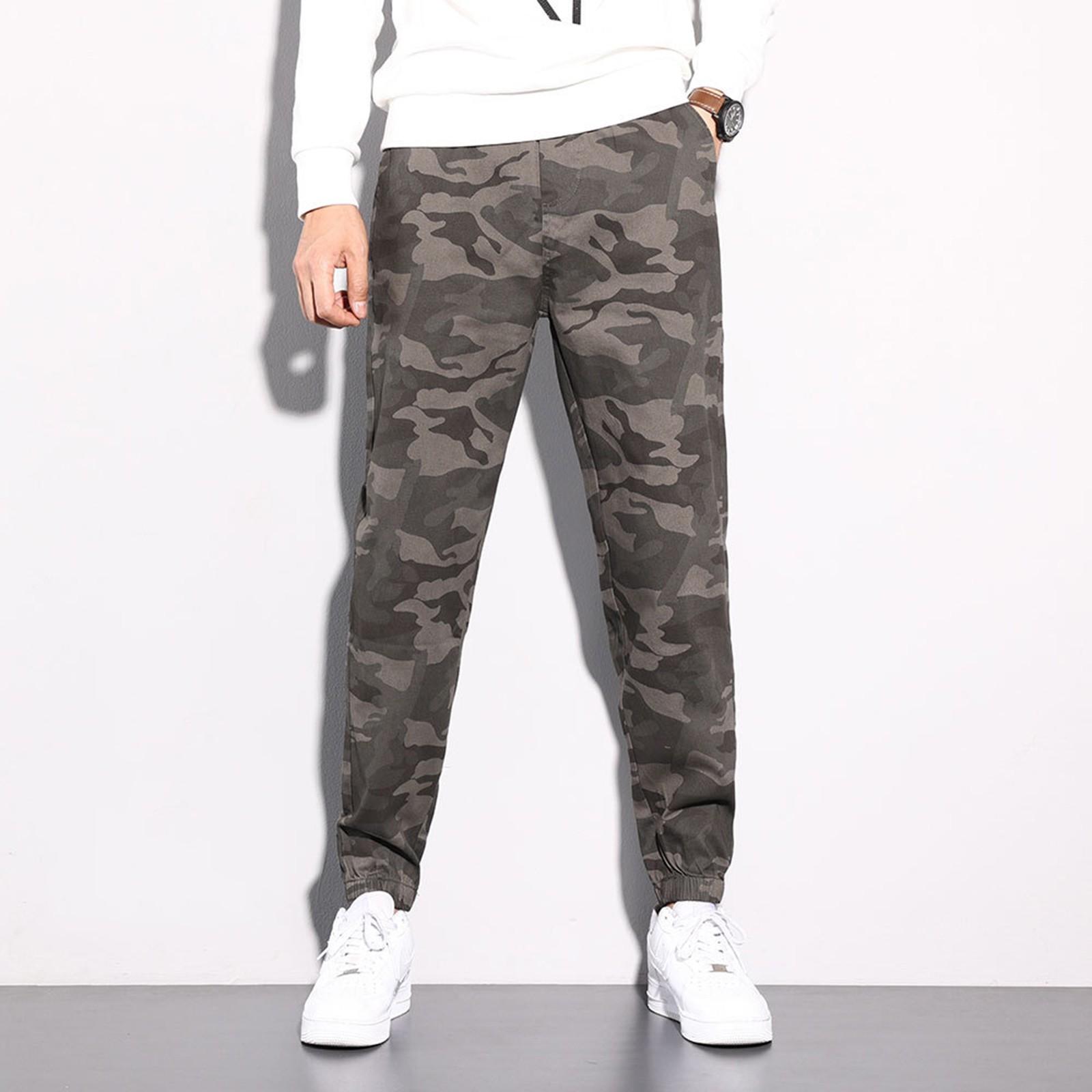 

Осінні чоловічі штани-карго Чоловічі повсякденні прямі камуфляжні штани-карго Чоловічі XL