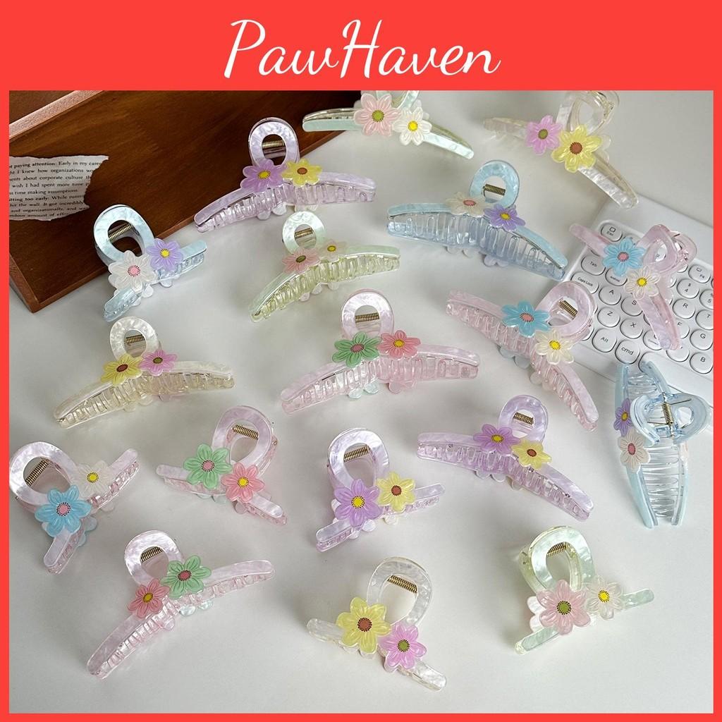 Color Charming Candy Flower Hair Clutch Clip Versatile Accessory For Use Everyday