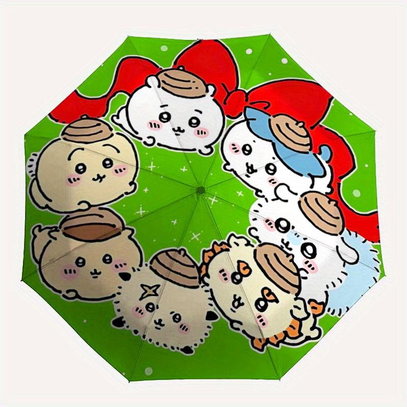 

1pc Christmas wreath Automatic Umbrella Durable Iron Frame & Plastic Handle, Gift for Men & Women, Sturdy Construction,Playful Design yy250826152