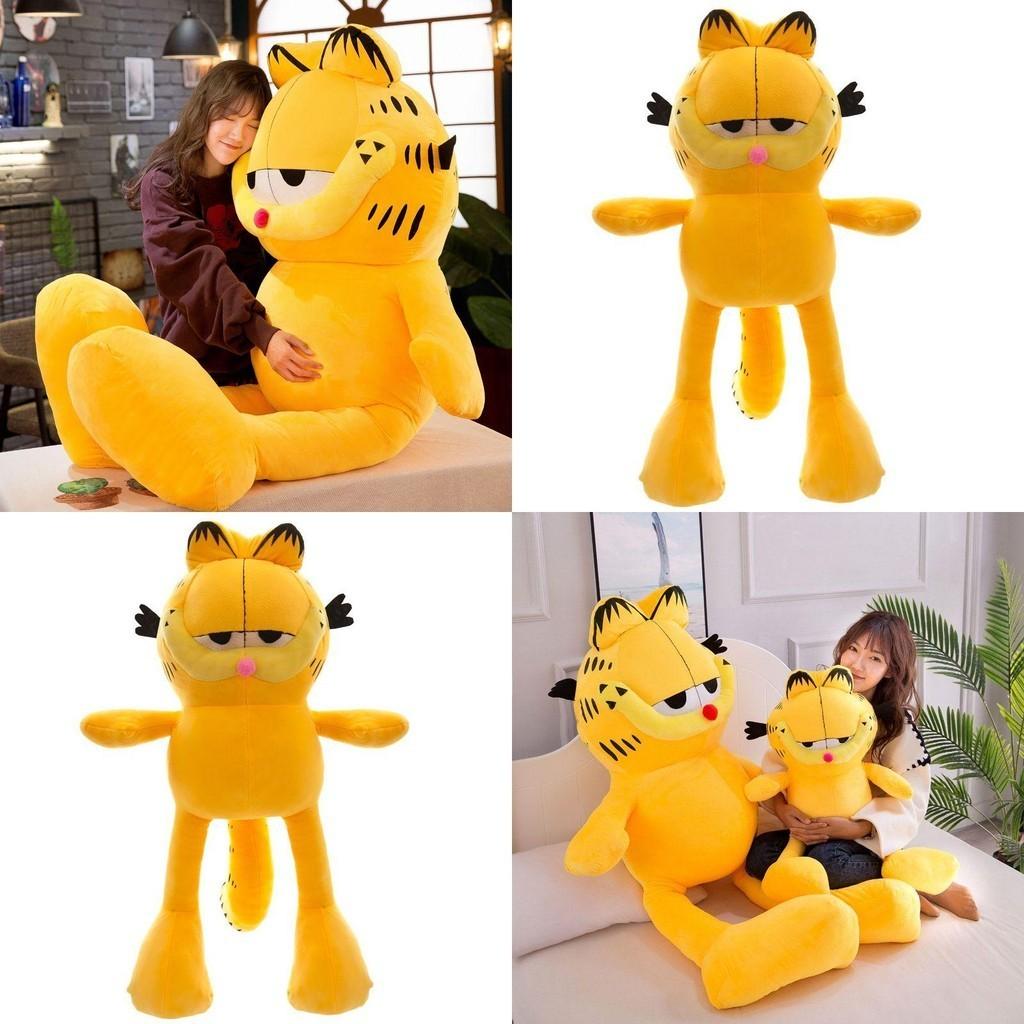 Riesiges Garfield-Katzen-Plüschtierkissen, perfekt als Geschenk für Kinder und Babys.