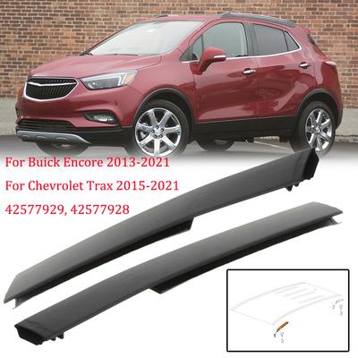 Front LH RH Roof Panel Joint Finish Trim-Drip Molding Kit For Buick Encore 13-21 For Chevrolet Trax 15-21 42577928 42577929