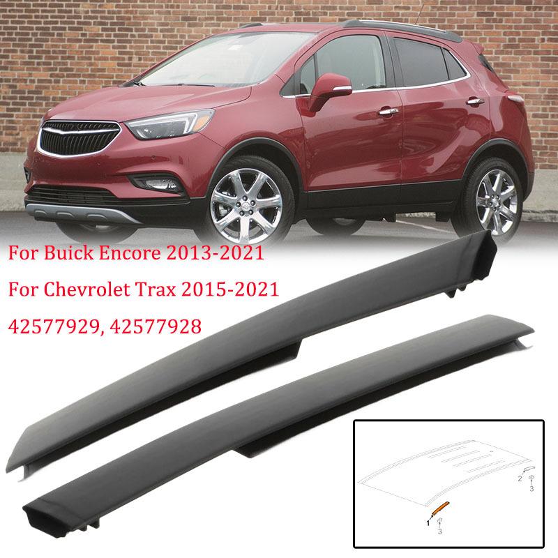 Kit Finitura Giunzione Pannello Tetto Anteriore Sinistro Destro-Modanatura Raccogli Gocce Per Buick Encore 13-21 Per Chevrolet Trax 15-21 42577928 42577929