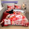 3-teilige Kane's Bayern Triumph Celebration Bettwäsche-Sets Für Alle Größen Neu 3D-Druck Bettbezug Bettdecke Bettbezug Kissenbezug Schlafzimmerdekoration