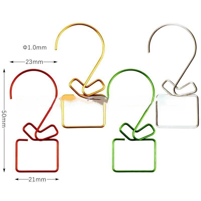 12/20Pcs/Set Party Supplies Christmas Decoration Hanger Hooks Xmas Tree Hook S Shaped Metal Hook